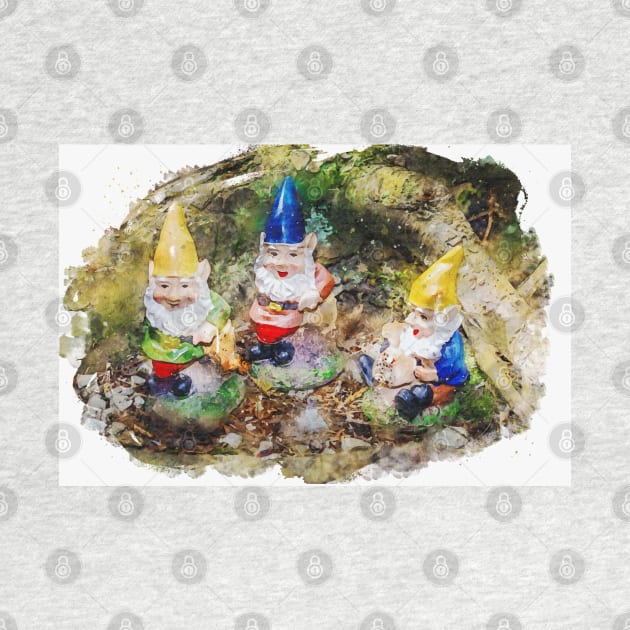 Woodland Gnomes 5 by Robert Alsop